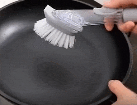 Четка за миене на съдове с дозатор - Cleaner Pro » Murzel.bg