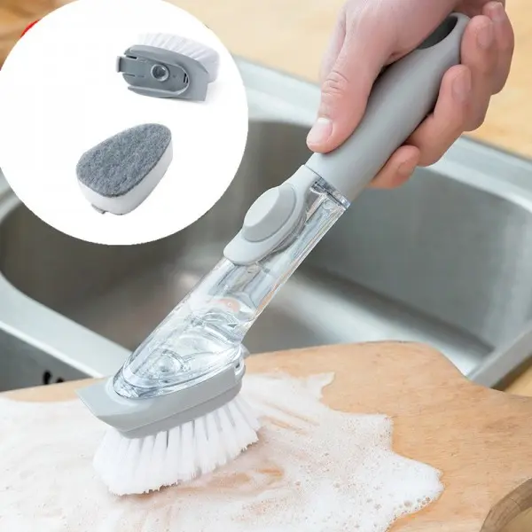 Четка за миене на съдове с дозатор - Cleaner Pro » Murzel.bg Четка за миене на съдове с дозатор - Cleaner Pro - murzel.bg