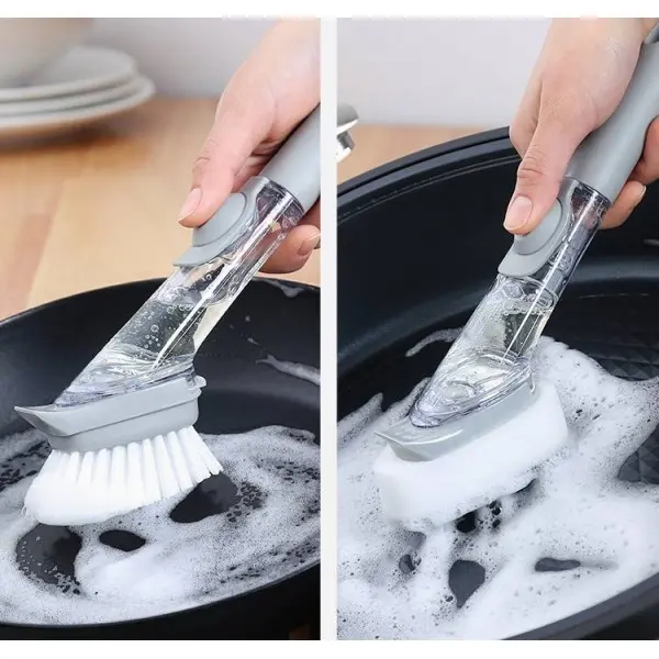 Четка за миене на съдове с дозатор - Cleaner Pro » Murzel.bg Четка за миене на съдове с дозатор - Cleaner Pro - murzel.bg