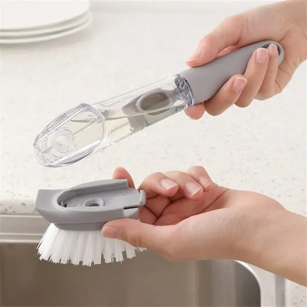 Четка за миене на съдове с дозатор - Cleaner Pro » Murzel.bg Четка за миене на съдове с дозатор - Cleaner Pro - murzel.bg