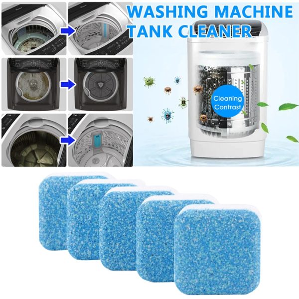 Таблетки за почистване на перални машини 12бр - Washing Tablets » Murzel.bg Таблетки за почистване на перални машини