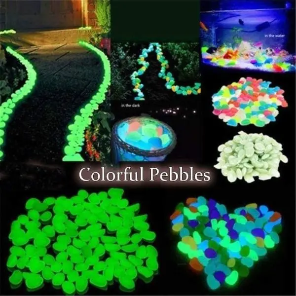 Светещи камъни (100бр в пакет) - Rainbow Stones » Murzel.bg Светещи камъни Rainbow Stones - murzel.bg