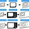 Адаптери за SIM карти 4 in 1 Nano/micro/standard SIM - Sim adapter » Murzel.bg Адаптери за SIM карти 4 in 1 Nano/micro/standard SIM карти, Преходник Nano SIM към Micro SIM и Standart SIM card