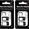 Адаптери за SIM карти 4 in 1 Nano/micro/standard SIM - Sim adapter » Murzel.bg Адаптери за SIM карти 4 in 1 Nano/micro/standard SIM карти, Преходник Nano SIM към Micro SIM и Standart SIM card