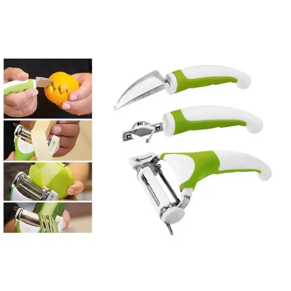 Кухненски уред за белене - Triple knife » Murzel.bg Кухненски уред за белене - Triple knife - Image 5