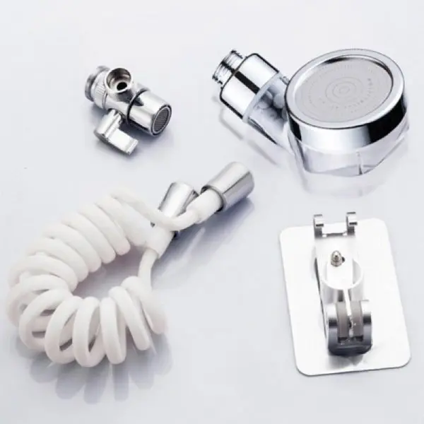 Турмалинов разпределител на вода с душ слушалка - Shower Head » Murzel.bg Универсален турмалинов разпределител на вода с душ слушалка Shower Head