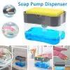 Диспенсър с помпа дозатор за веро+подарък гъба - Pump Dispenser » Murzel.bg Дозатор с помпа за веро + подарък гъба