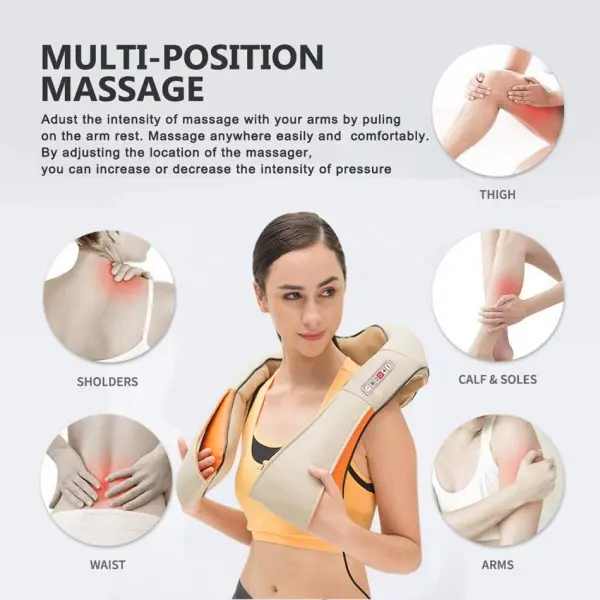 Универсален шиацу масажор за врат и гръб - Massage neck » Murzel.bg shiacu-masazhor-massager-of-neck-kneading-model-2020-6-butona-16-masazhirashti-glavi-img002