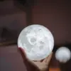 LED лампа луна с дистанционно управление - 3d Moon Lamp » Murzel.bg LED лампа луна