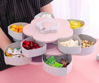 Двуетажна въртяща се чиния за бонбони - Candy plate » Murzel.bg Двуетажна въртяща се чиния за бонбони - Candy plate - Image 3