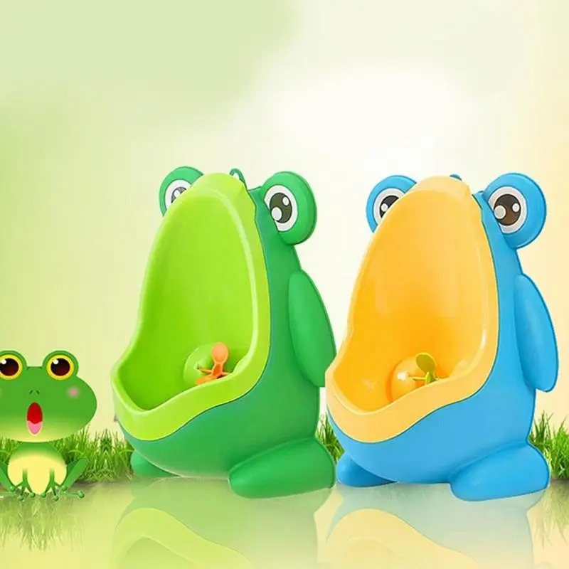 Детски писоар за стена във формата на жаба - FrogPotty » Murzel.bg Детски писоар - жабка - ВabyPotty
