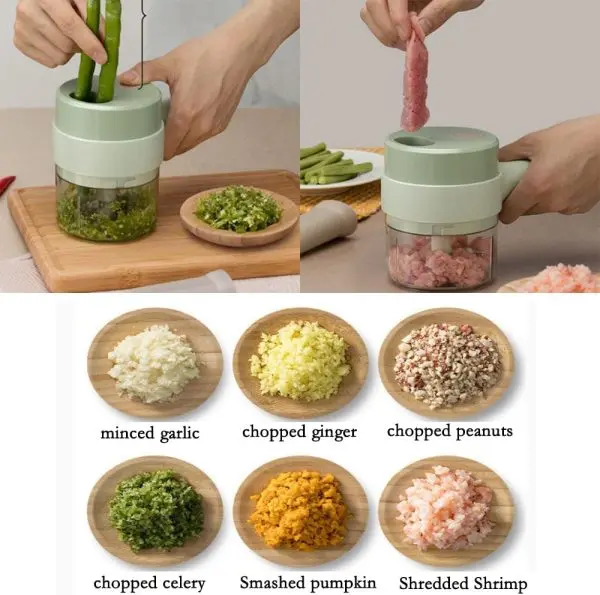 Електрически чопър за рязане с USB зареждане - Food Chopper » Murzel.bg Електрически чопър за рязане с USB зареждане - Food Chopper