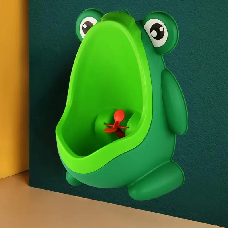 Детски писоар за стена във формата на жаба - FrogPotty » Murzel.bg Детски писоар - жабка - ВabyPotty
