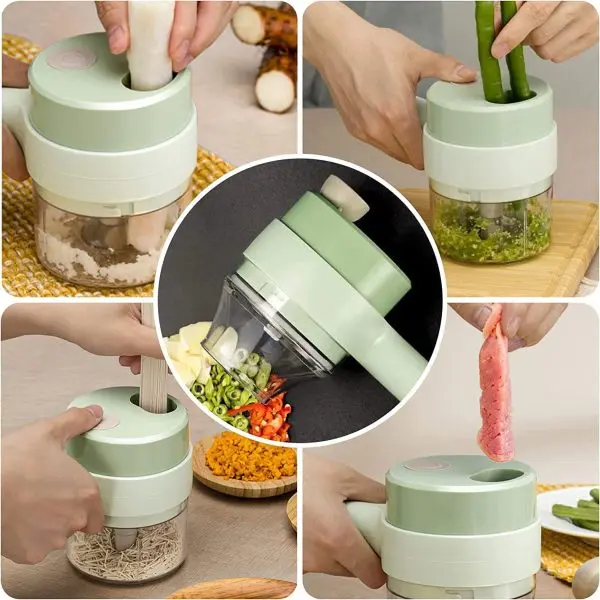 Електрически чопър за рязане с USB зареждане - Food Chopper » Murzel.bg Електрически чопър за рязане с USB зареждане - Food Chopper