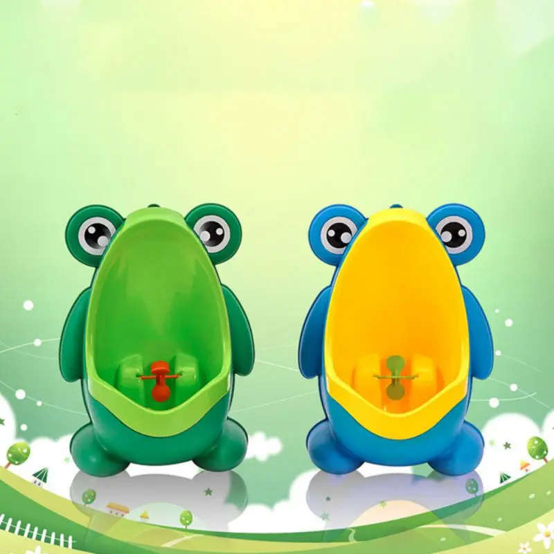 Детски писоар за стена във формата на жаба - FrogPotty » Murzel.bg Детски писоар - жабка - ВabyPotty