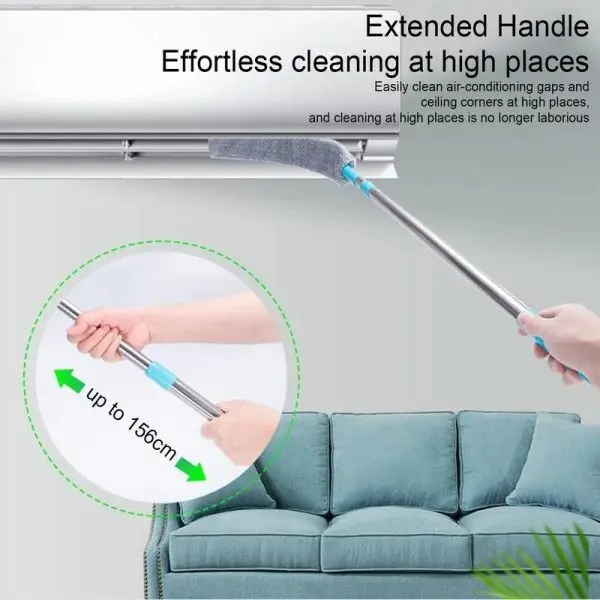 Микрофибърна кърпа за прах с телескопична дръжка - FiberMop » Murzel.bg Mикрофибърна кърпа за прах с телескопична дръжка - Microfiber