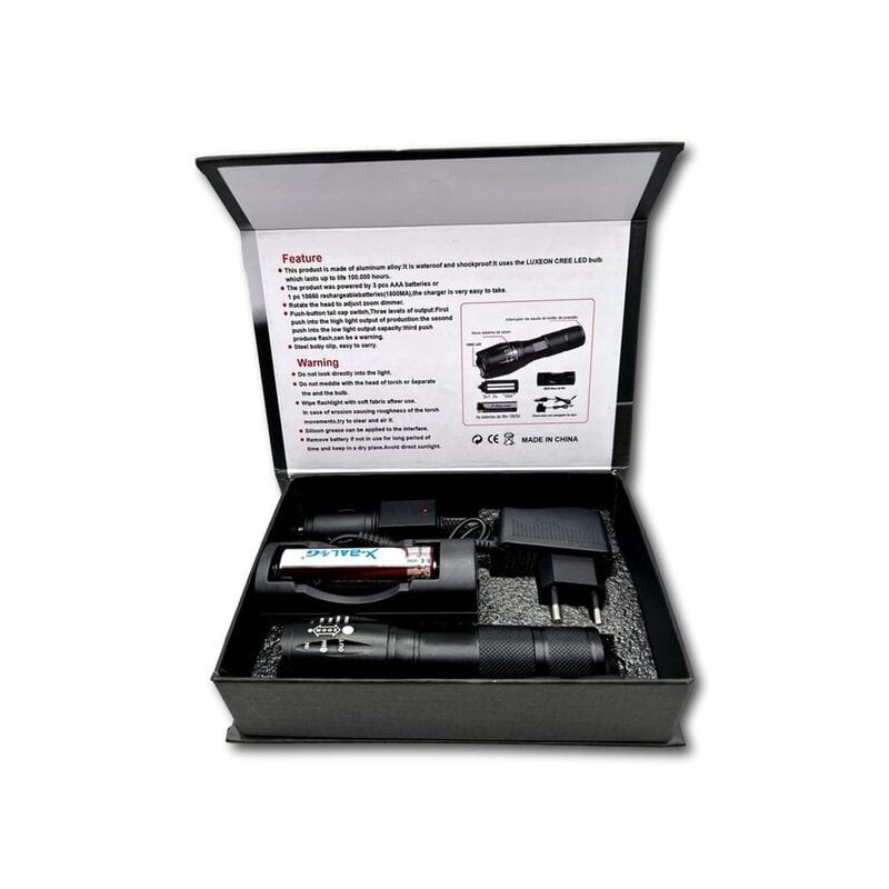 Тактическо фенерче T6 BL-1831 - Flashlight T6