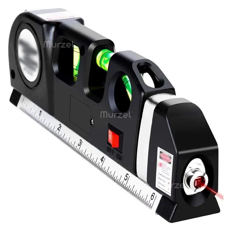 Лазерен нивелир с вградена ролетка и око за хоризонт, вертикал и 45° наклон - LaserLevel » Murzel.bg Лазерен нивелир с вградена ролетка и око за хоризонт, вертикал и 45° наклон - LaserLevel