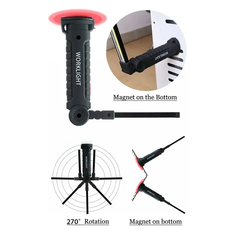 Магнитна акумулаторна работна лампа - Magnetic rechargeable Worklight » Murzel.bg Магнитна акумулаторна работна лампа - Magnetic rechargeable Worklight