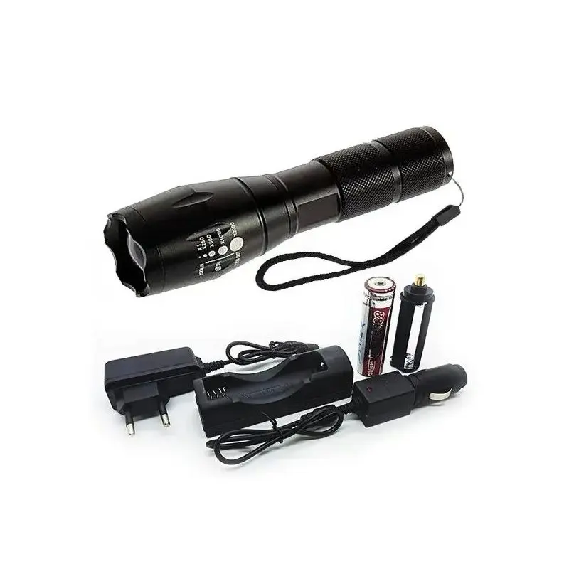 Тактическо фенерче T6 BL-1831 - Flashlight T6 » Murzel.bg Тактическо фенерче T6 BL-1831 - Flashlight T6