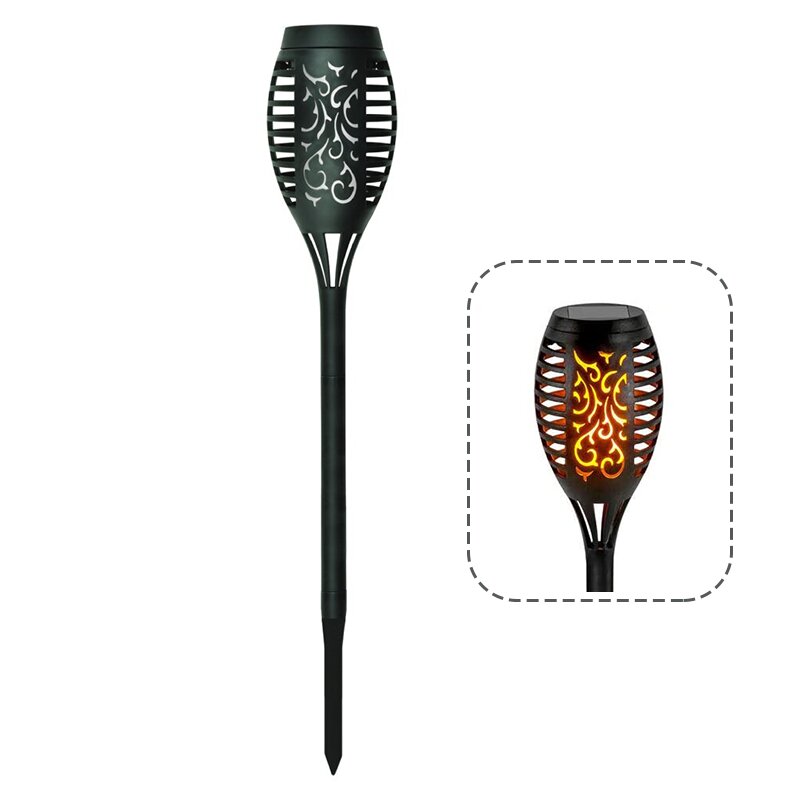 Соларен градински фенер - Solar Flame LED Light XF-6017 » Murzel.bg Соларен градински фенер XF-6017 - Solar Flame LED Light XF-6017
