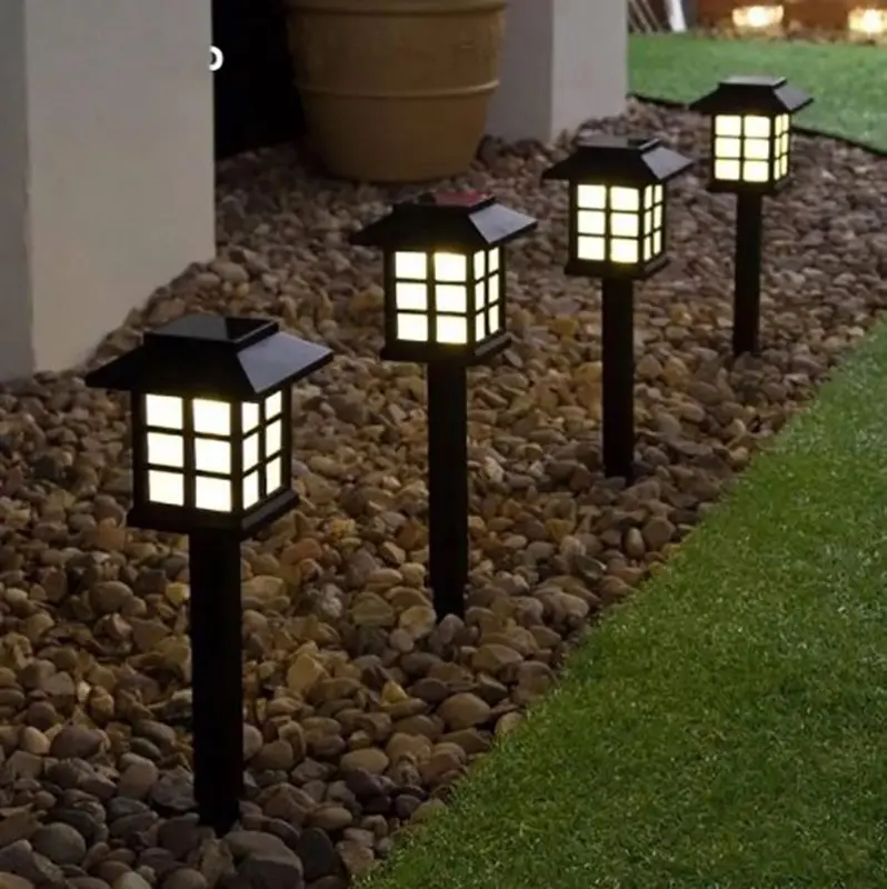 Градинска соларна лампа тип фенер - Solar lamp » Murzel.bg Градинска соларна лампа тип фенер - Solar lamp