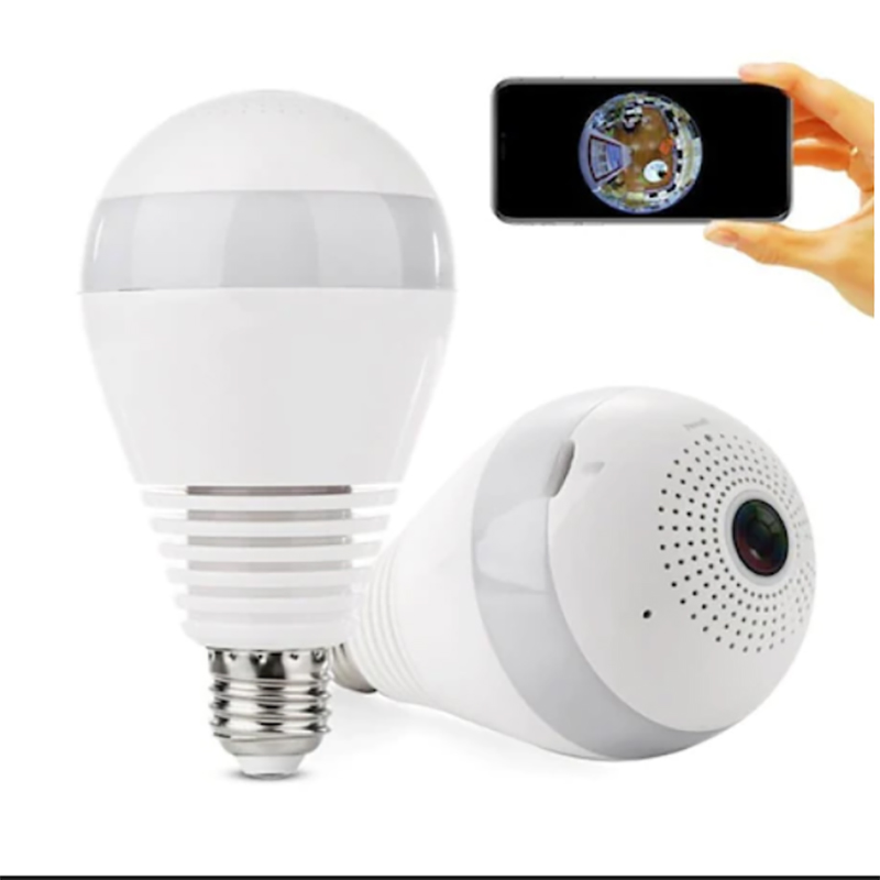 Панорамна WiFi камера тип крушка - Panoramic camera » Murzel.bg Панорамна WiFi камера тип крушка - Panoramic camera