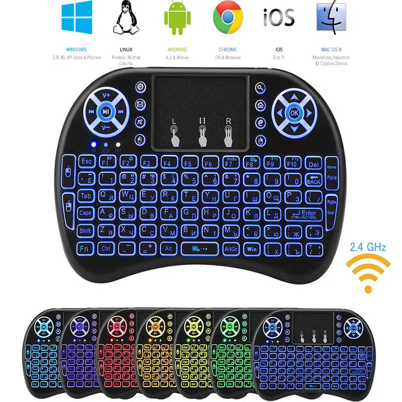 Мини безжична клавиатура с тъчпад - Mini keyboard » Murzel.bg Мини безжична клавиатура с тъчпад - Mini keyboard