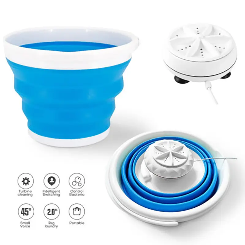 Ултразвукова сгъваема мини пералня - Мini washing machine » Murzel.bg Ултразвукова сгъваема мини пералня - Мini washing machine