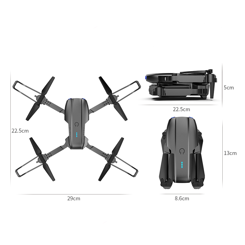 Сгъваем мини дрон Е88 с 4К камера и чанта - Mini drone E88