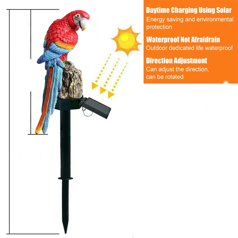 Соларна лампа за градина Папагал - Solar lamp Parrot