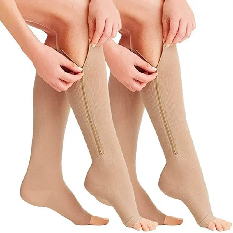 Компресивни стягащи чорапи с цип - Compression socks » Murzel.bg Компресивни стягащи чорапи с цип - Compression socks