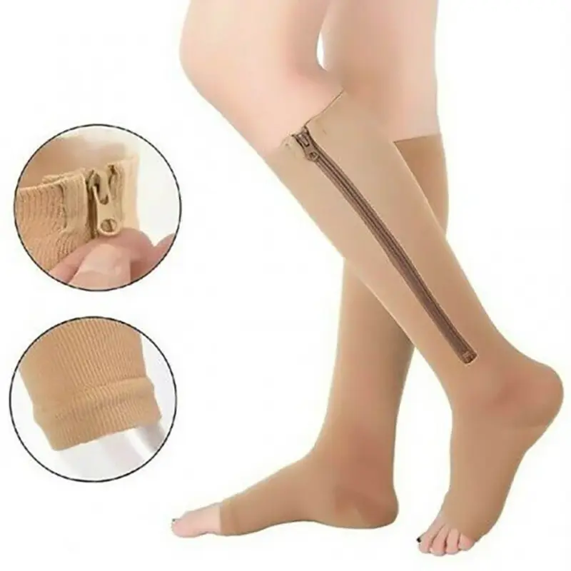 Компресивни стягащи чорапи с цип - Compression socks » Murzel.bg Компресивни стягащи чорапи с цип - Compression socks