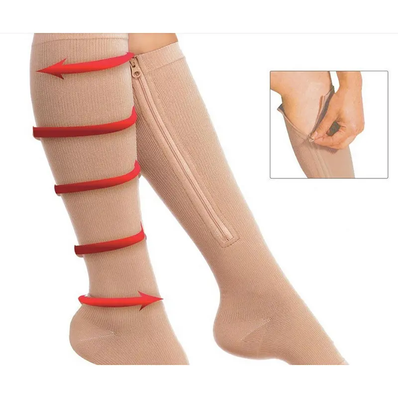 Компресивни стягащи чорапи с цип - Compression socks » Murzel.bg Компресивни стягащи чорапи с цип - Compression socks