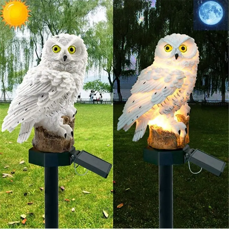 Соларна лампа за градина Сова - Сolar lamp Owl » Murzel.bg Соларна лампа за градина Сова - Сolar lamp Owl
