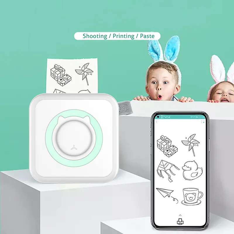 Преносим мини принтер за телефон - Mini printer » Murzel.bg Преносим мини принтер за телефон - Mini printer