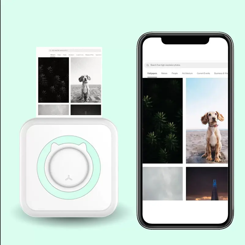 Преносим мини принтер за телефон - Mini printer » Murzel.bg Преносим мини принтер за телефон - Mini printer