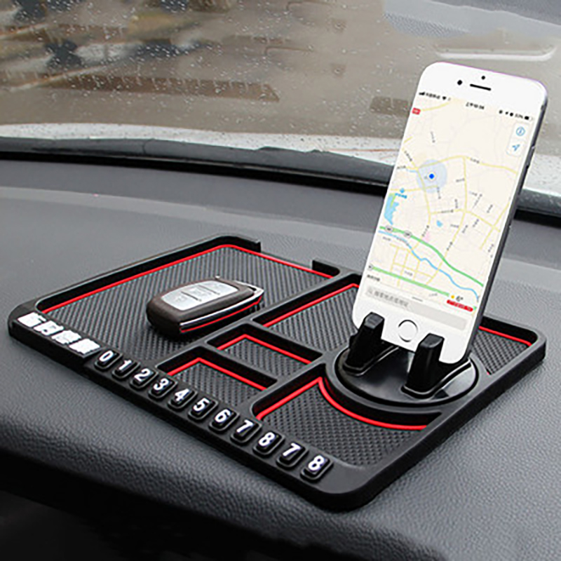 Противоплъзгаща подложка за табло със стойка за телефон - Dashboard pad » Murzel.bg Противоплъзгаща подложка за табло със стойка за телефон - Dashboard pad