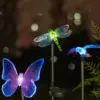 Водоустойчиви соларни лампи пеперуда, водно конче или птица - SolarLamps