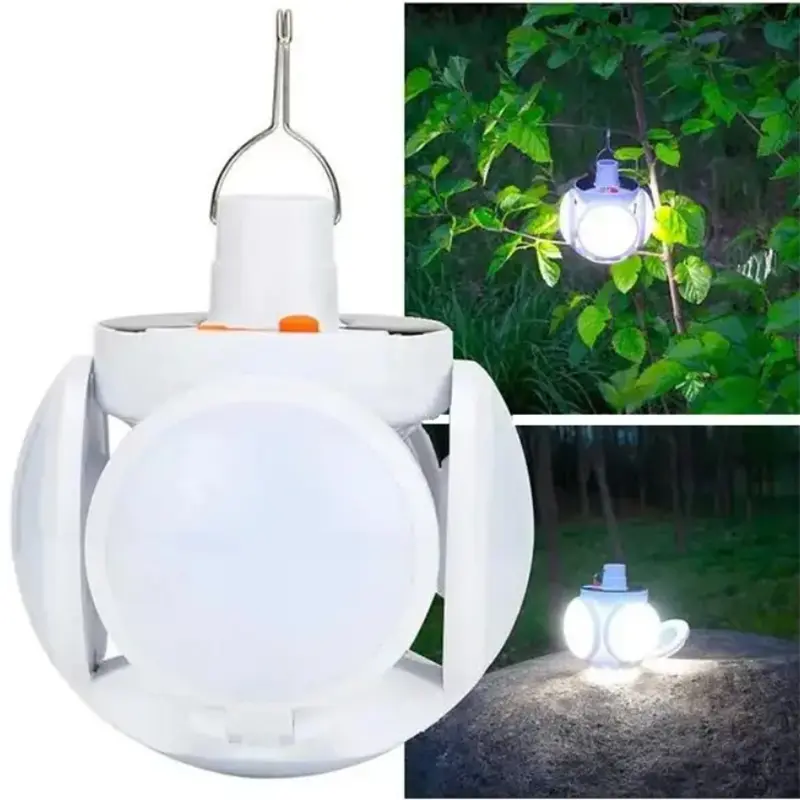Висяща соларна лампа за къмпинг - Cambulb Lamp » Murzel.bg Висяща соларна лампа за къмпинг - CampLamp