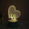 3D LED нощна лампа в три варианта Мече, Сърце и Китара - 3DLamp » Murzel.bg 3D LED нощна лампа в три варианта - Мече, Сърце и Китара - 3DLamp