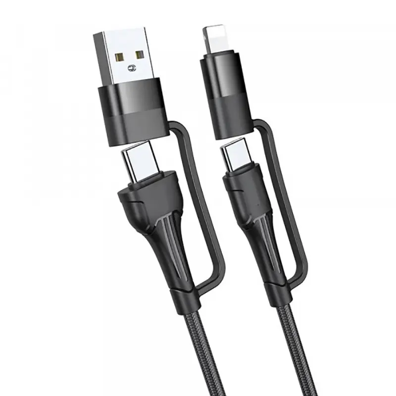 USB кабел за мобилни устройства 4 в 1 - USBCable » Murzel.bg USB кабел за мобилни устройства 4 в 1 - USBCable