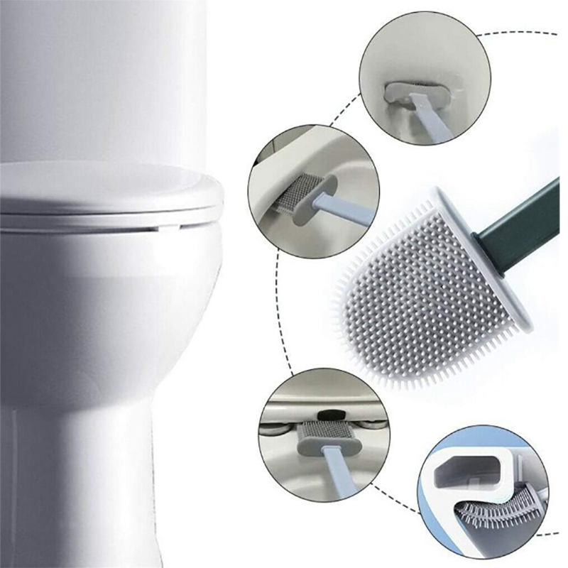 Силиконова четка за тоалетна с гъвкава глава - ToiletBrush