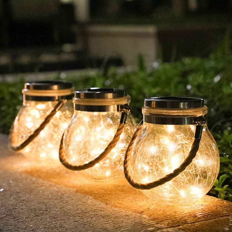 Соларна стъклена декоративна лампа - Glasslamps