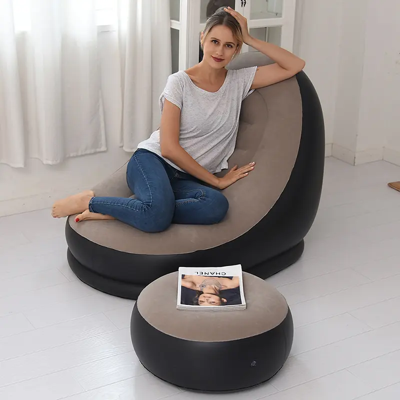 Надуваемо канапе с подложка за крака - InflatableSofa » Murzel.bg Надуваемо канапе с подложка за крака - InflatableSofa