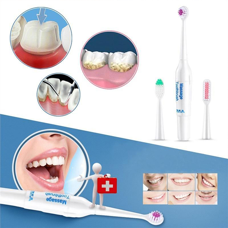 Електрическа четка за зъби с 3 накрайника - ЕlectricТoothbrush