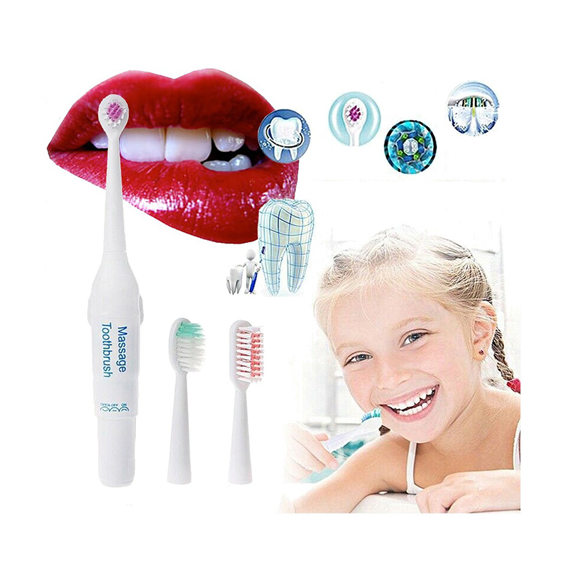 Електрическа четка за зъби с 3 накрайника - ЕlectricТoothbrush