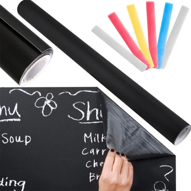 Стикер черна дъска за рисуване с тебeшири 45 х 200см. - BlackboardSticker