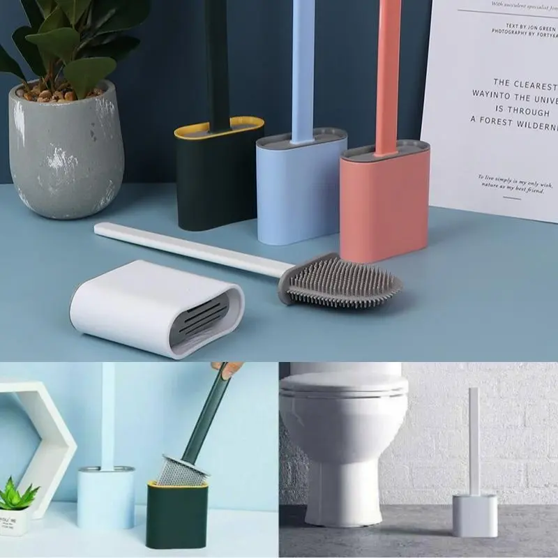 Силиконова четка за тоалетна с гъвкава глава - ToiletBrush » Murzel.bg Силиконова четка за тоалетна с гъвкава глава - ToiletBrush