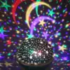 Детска нощна лампа проектор с луна и звезди - StarMaster